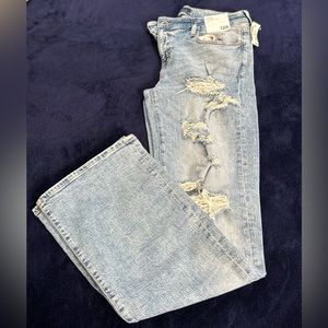 (New) Women AERO Jeans Low Rise Flare Stretch 12R